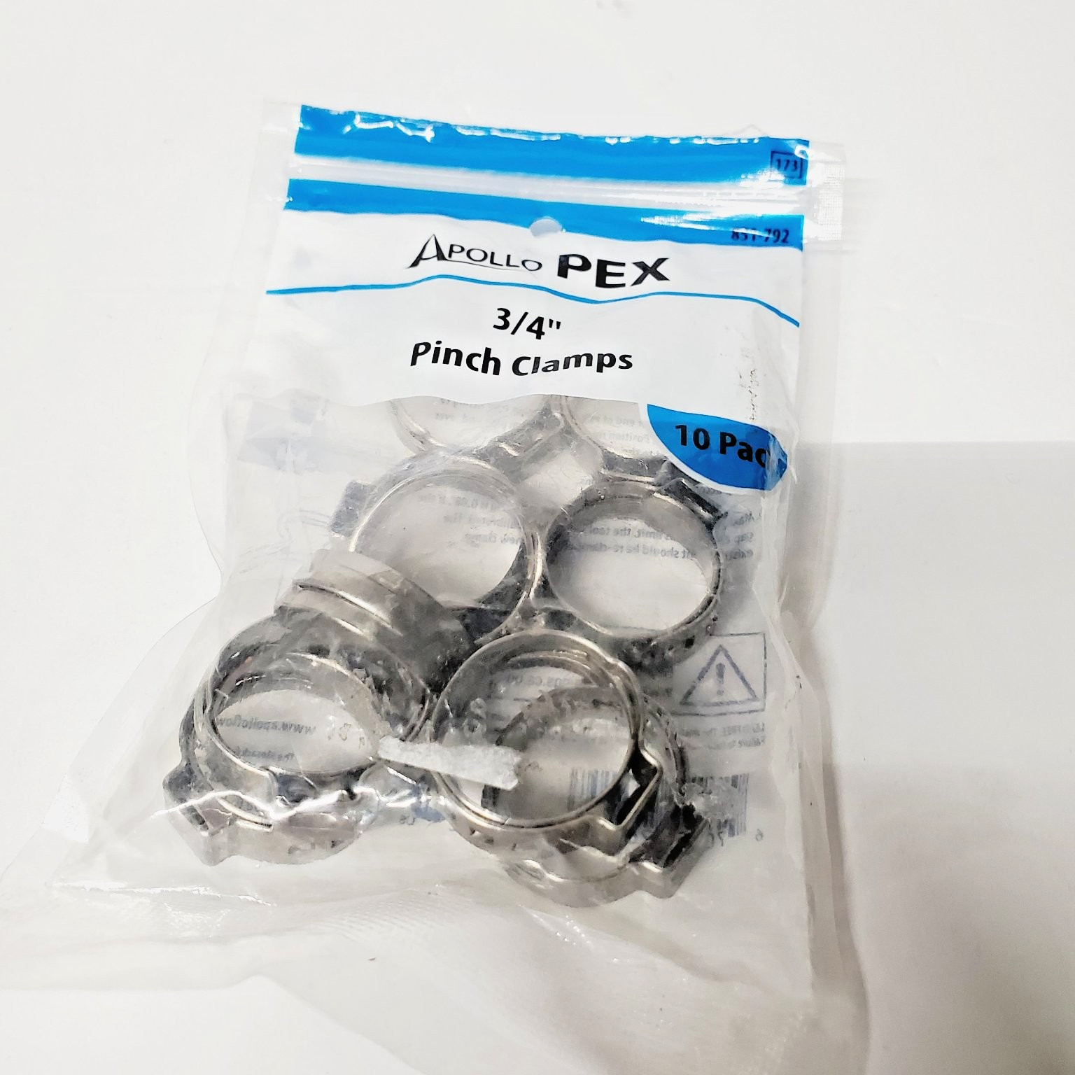 Apollo PEX 3/4″ Pinch Clamps (10 Pack) Lead Free Plumbing Fitting