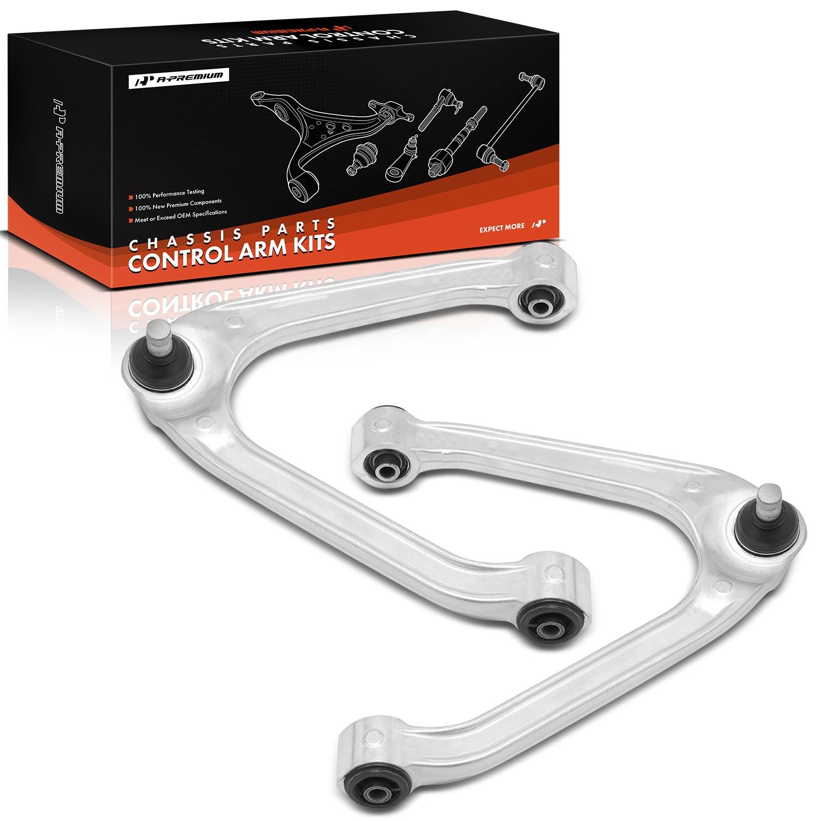 2x Front Upper Control Arm w/ Ball Joint Bushing for Infiniti QX70 FX 09-17