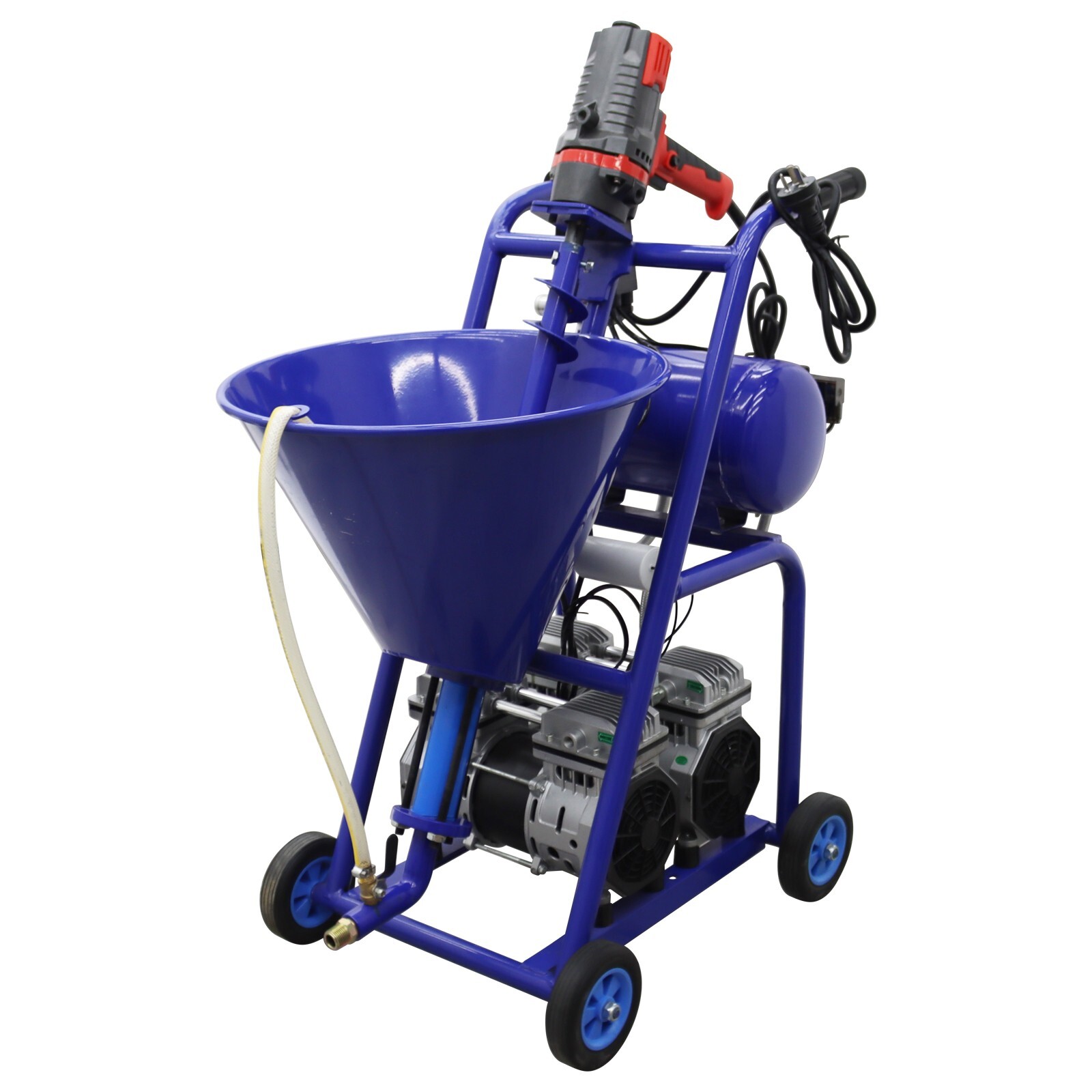 Polyurethane Foam Spray Machine Electric Putty Sprayer 50L Hopper 220V 1-10L/min