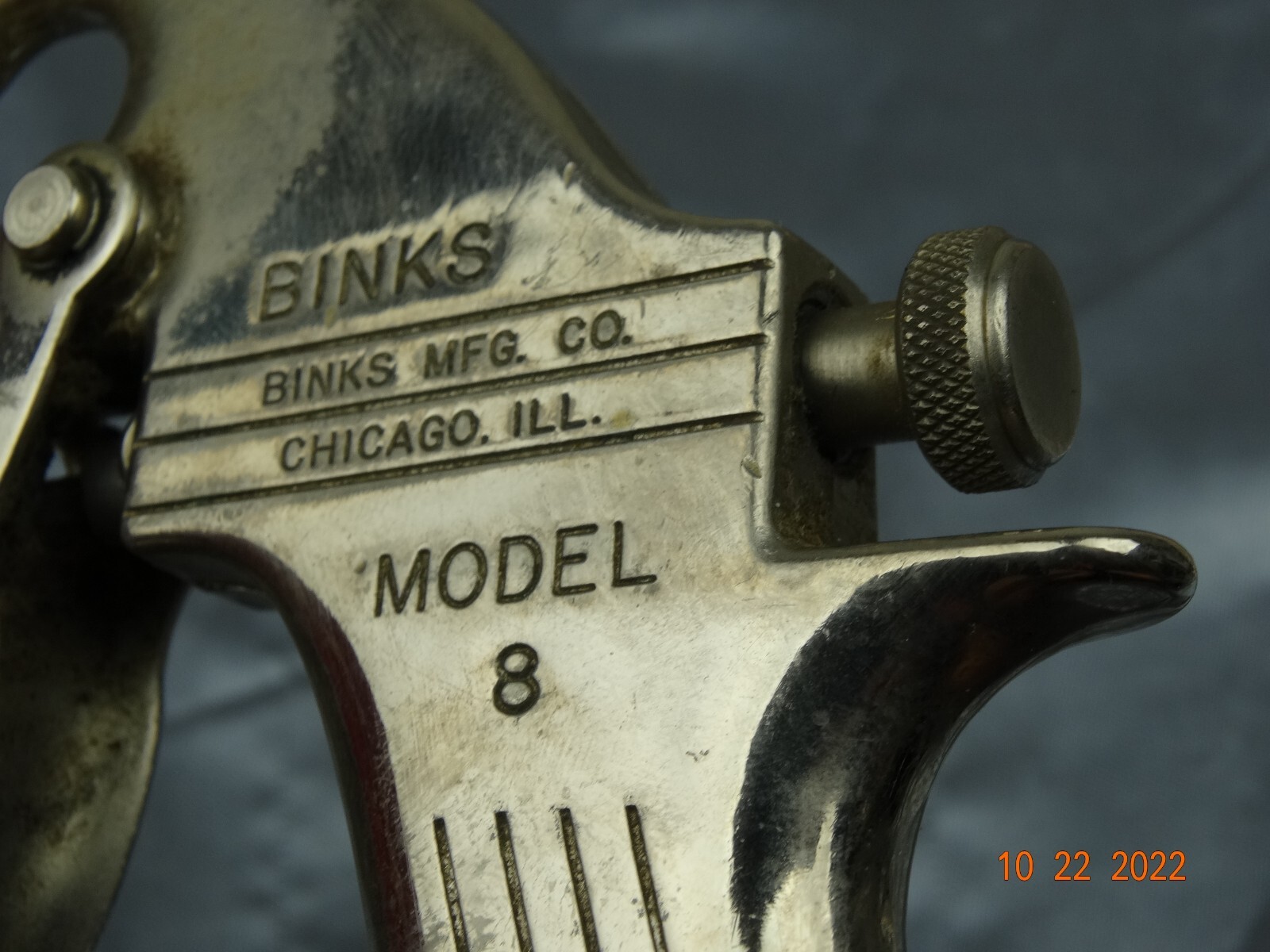 Binks model 8 spray gun set