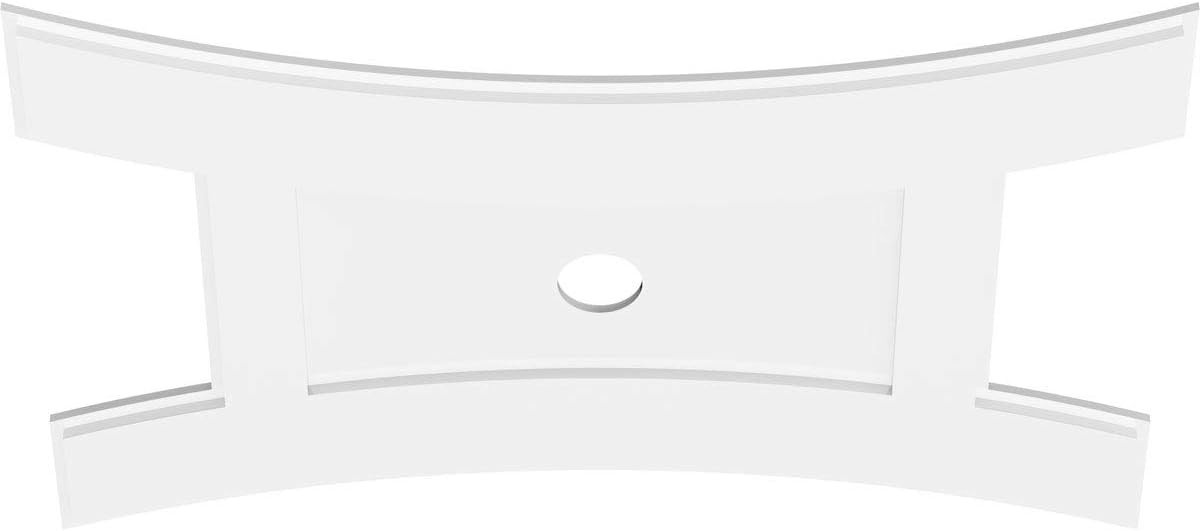 Ekena Millwork CMP40X26HN-03000 Haven Architectural Grade PVC Contemporary Ureth