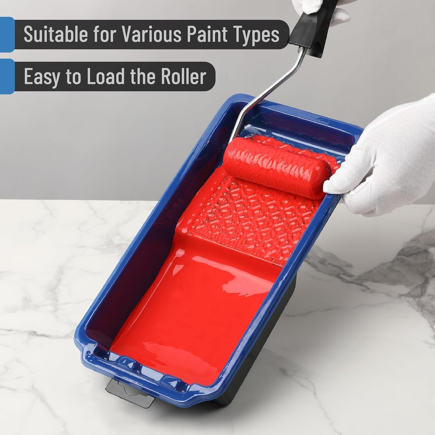 Bates- 4 Inch Paint Tray Set, 22 pcs, 1x 4 Roller Tray, 20x…