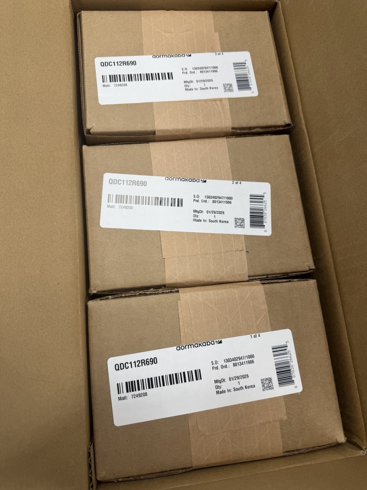 Dormakaba QDC112R690 Manual, Hydraulic Door Closers, Extra – lot Of 3