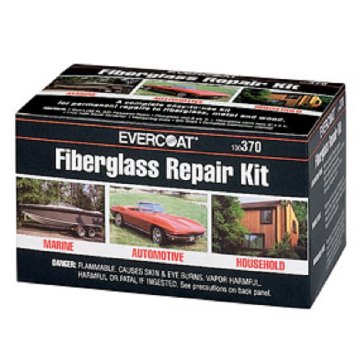 FIB.637 Fibre glass Evercoat 100637 Fast Drying Small Fiberglass Repair Kit