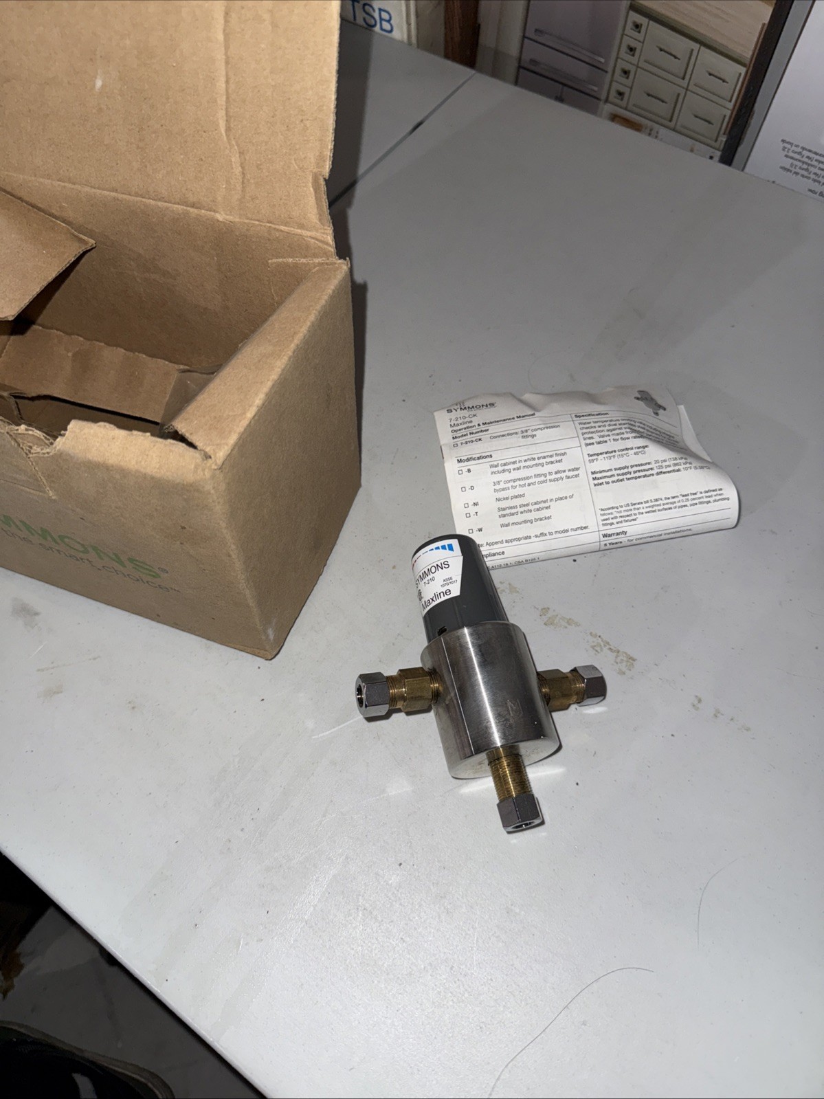 Symmons 7-210-CK Maxline (R) Tempering Valve