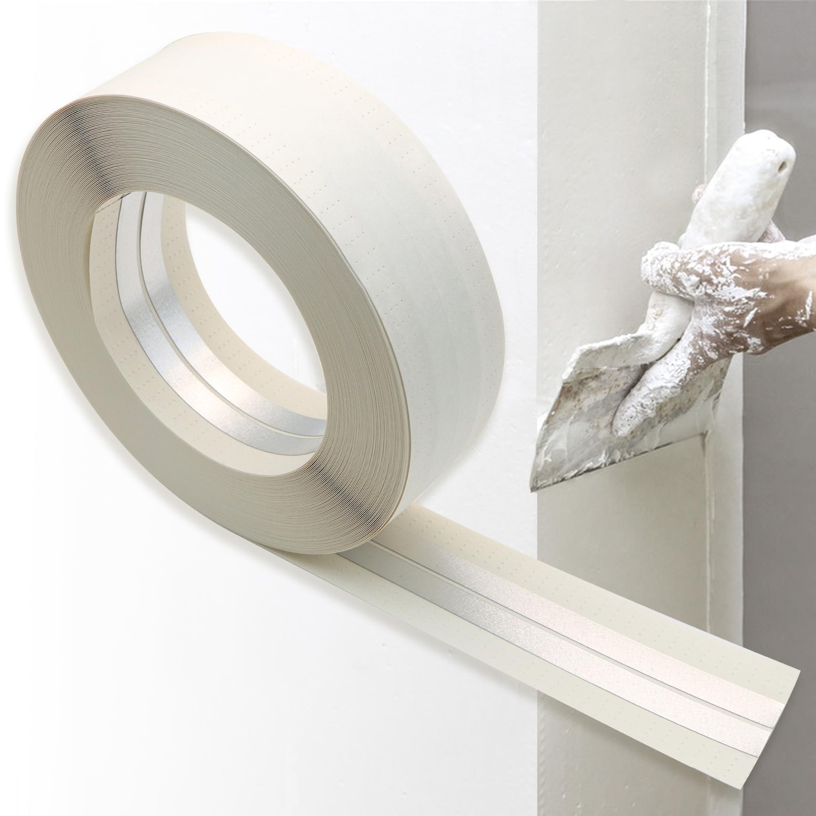 Drywall Corner Tape, 100 Ft Reinforced Inside Corner Bead, No~Adhesive