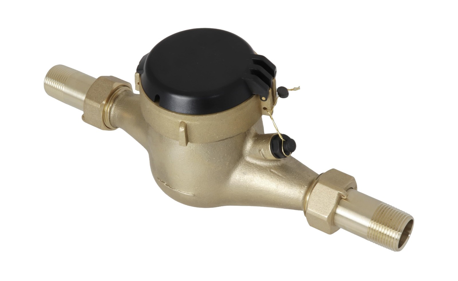 3/4″ Water Meter:Lead Free Brass, Multi-Jet, Gallons, No Pulse Output(Horizontal