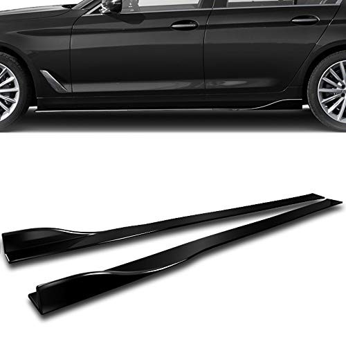 9pcs Bumper Kit Lip Side Skirt for Camaro V6 2010-2013 Painted Black