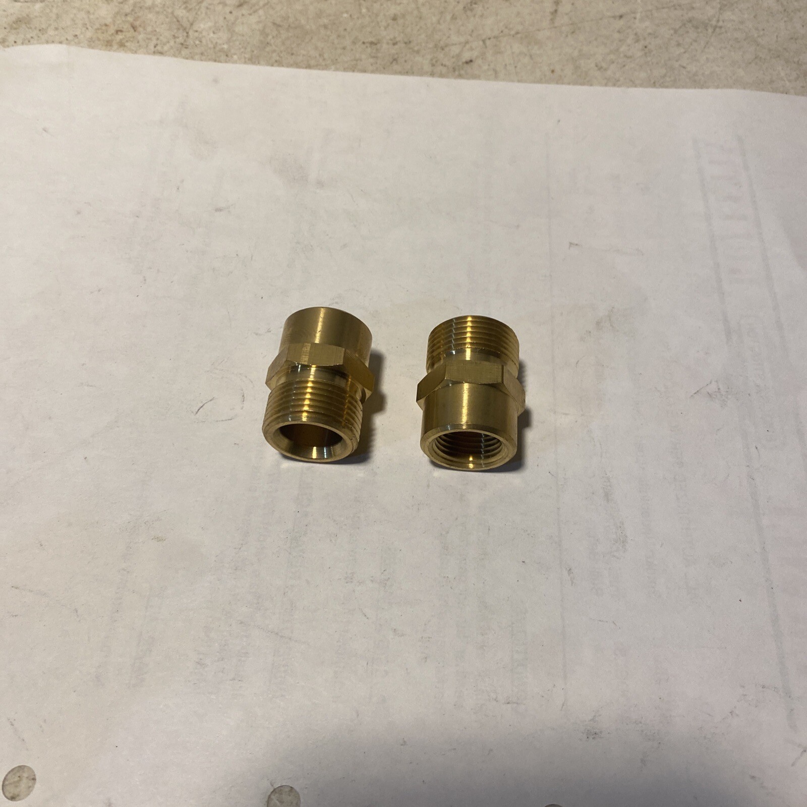 MTM Hydro 24.0092 Screw Quick Plug M22M – 3/8 F- Lot Of 2