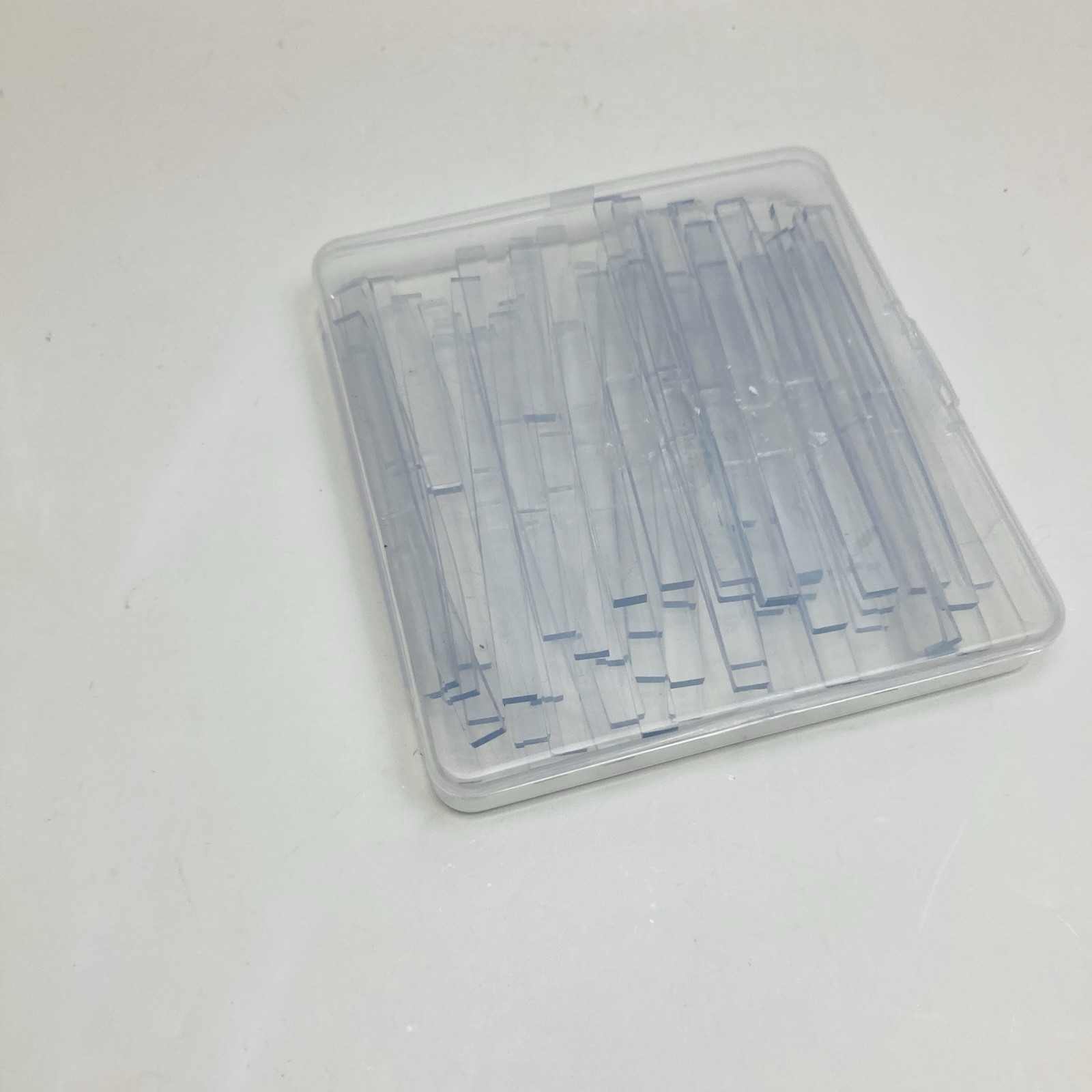 Innconee 100 Pcs 1/8″ x 1/4″ x 2″ Clear Setting Blocks for Glass Shower Glass
