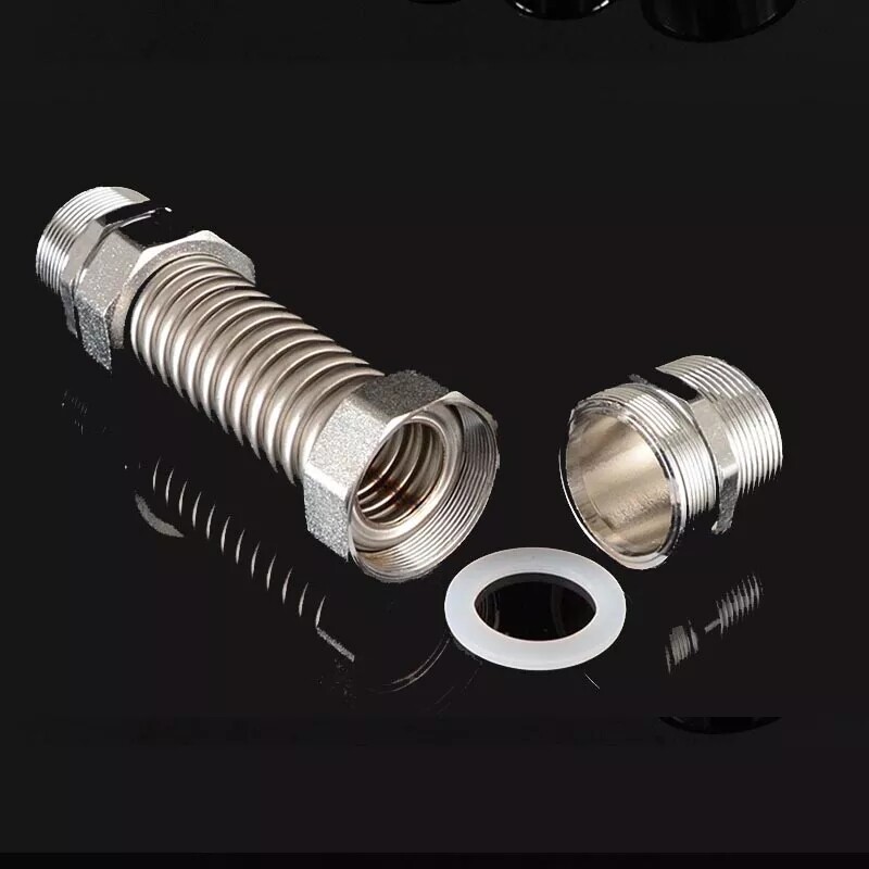 304 Stainless Steel Seamless welding Hose Fitting 1/2″ 3/4″ 1″ for air condition