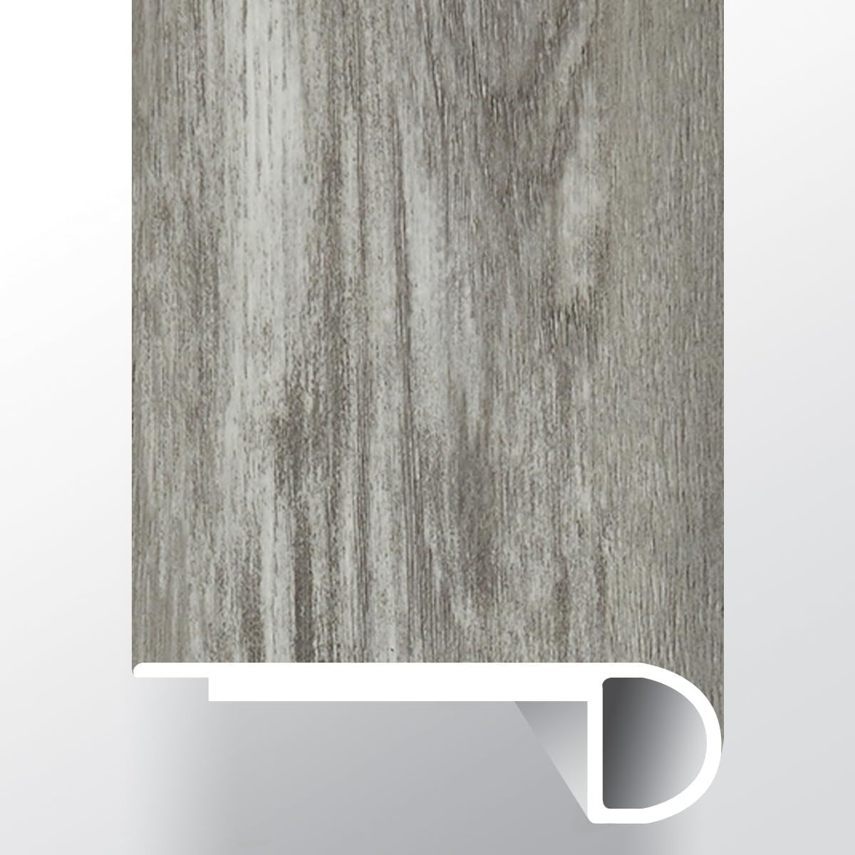 2.75 In. X 94 In. X 0.75 In. Luxury Vinyl Flooring Flush Stair Nose Molding Trim