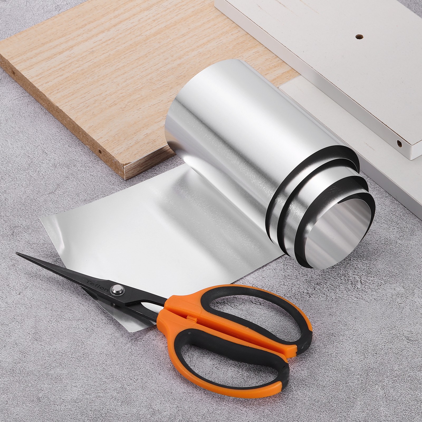5in x 3.3ft Aluminum Flashing Roll 0.2mm Metal Roof Panels for House Repair