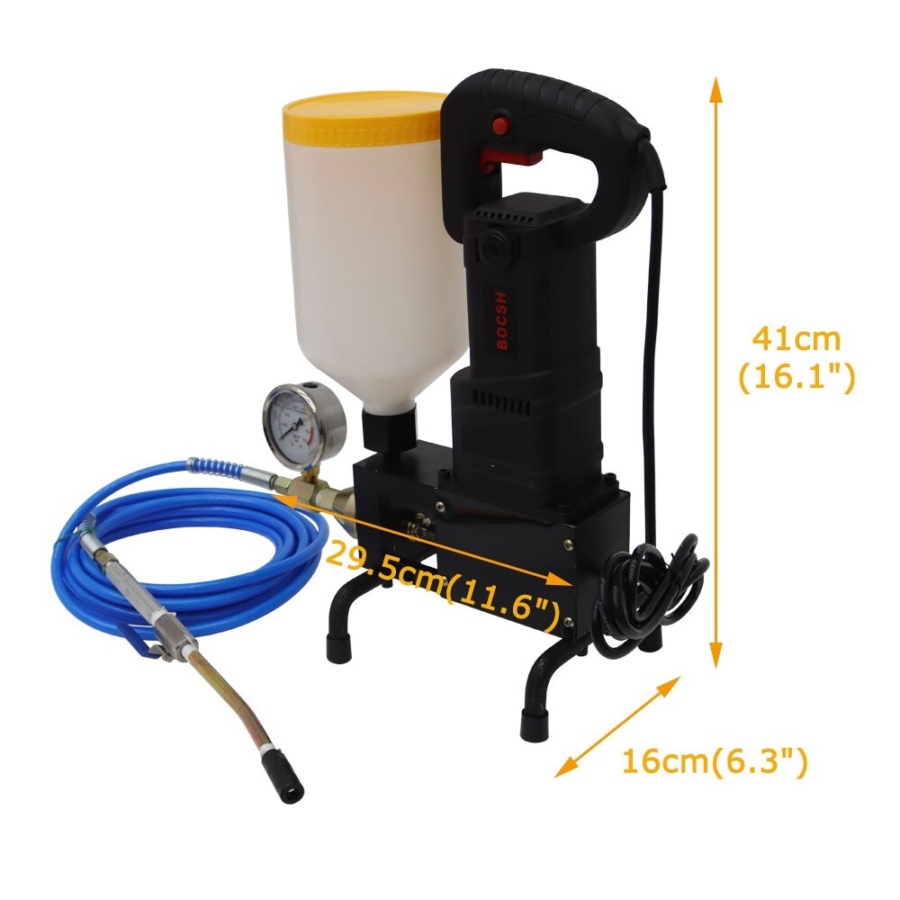 TECHTONGDA 220V High Pressure Slurry Injection Pump Pouring Machine 18000PSI