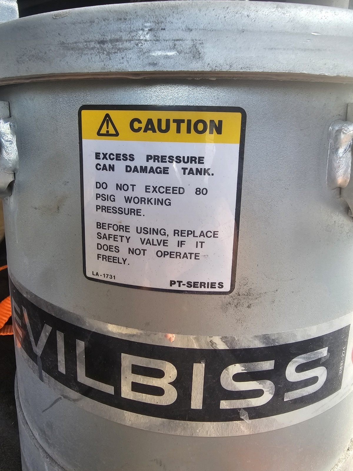 Devilbiss Pressure Pot LA-1731
