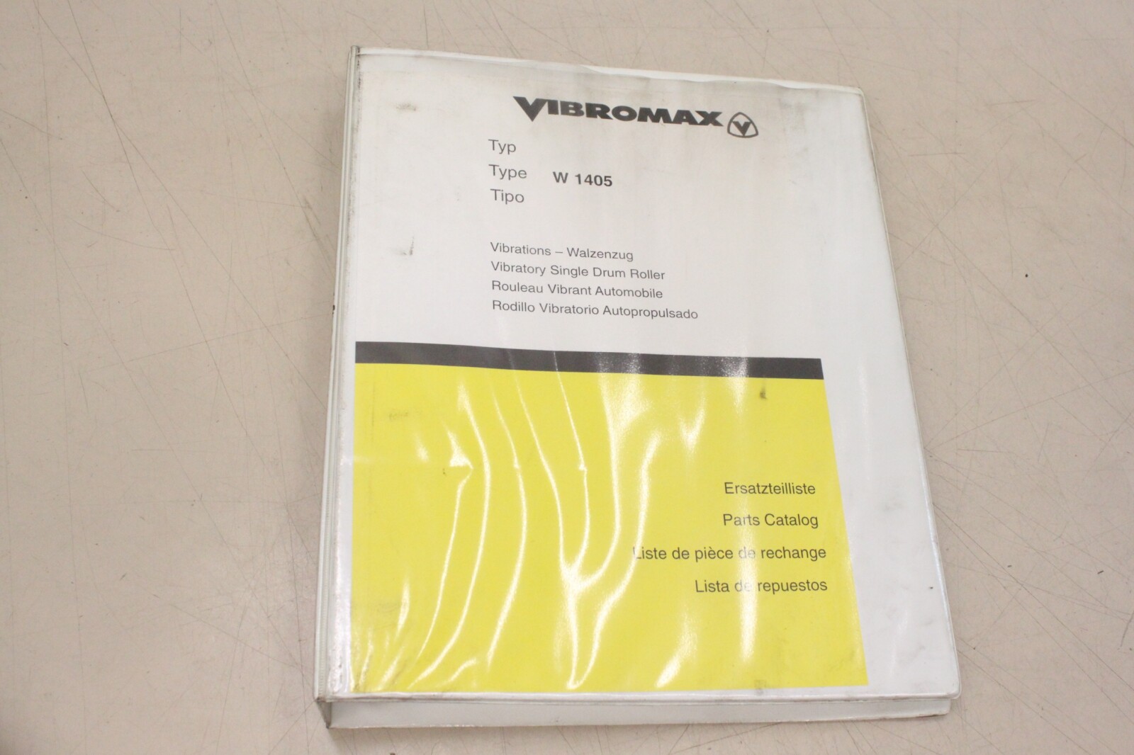 VIBROMAX W1405D PD 1998 DE EN FR ESP Ersatzteilekatalog W1405