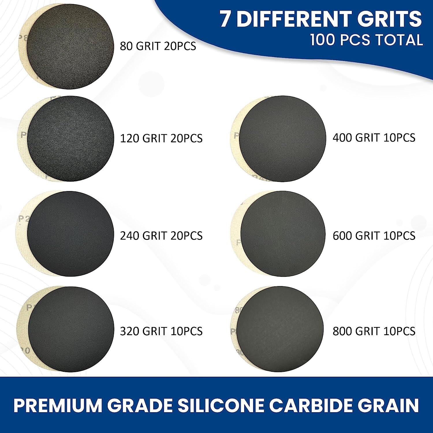 5″ wet dry polisher 150+1 grinder granite marble concrete travertine polish pad