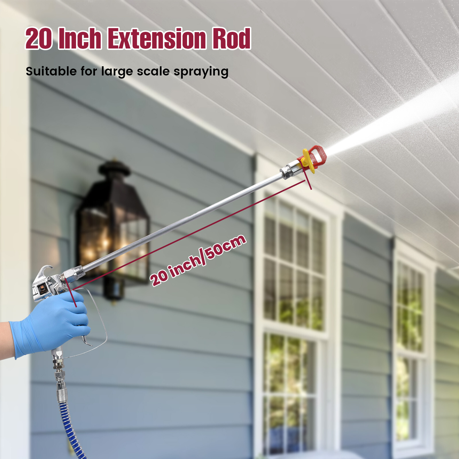 2.5HP High Pressure Airless Paint Sprayer High Efficiency Power Painting 220V