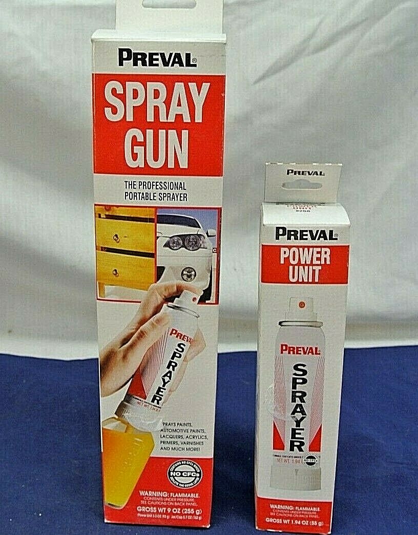 PREVAL SPRAY GUN, PROFESSIONAL PORTABLE SPRAYER, WITH EXTRA POWER UNIT