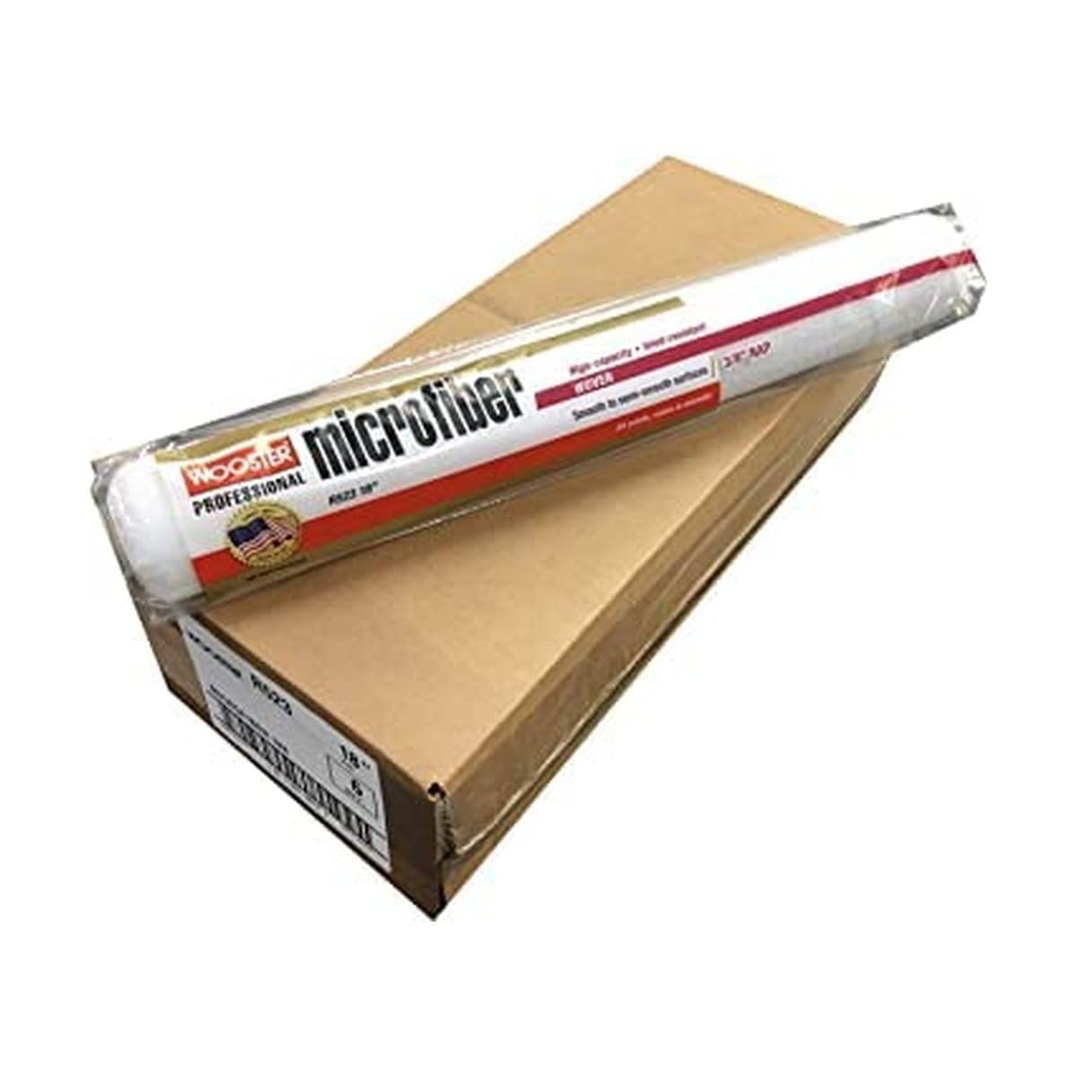 Wooster Brush R523 18 inch Microfiber 3/8 Nap Paint 18 Inch, White