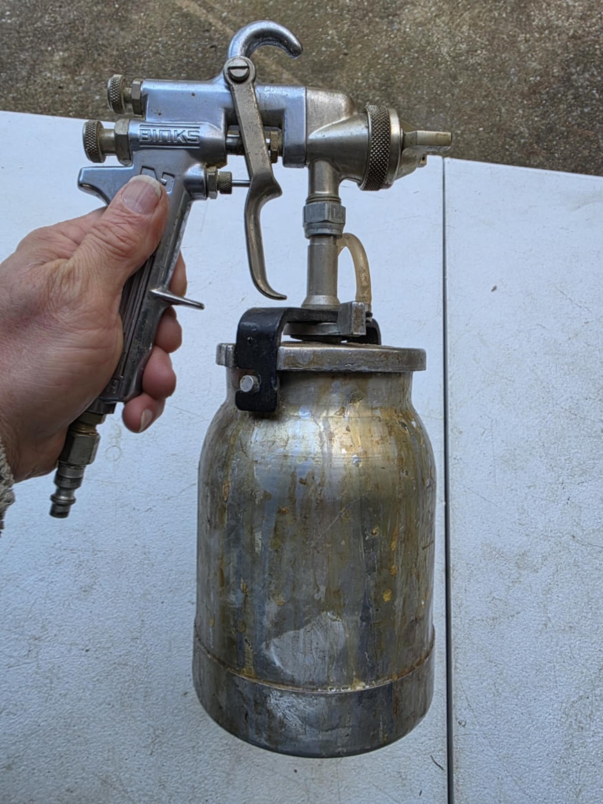 BINKS 2001 Spray Gun with Cup-WORKING