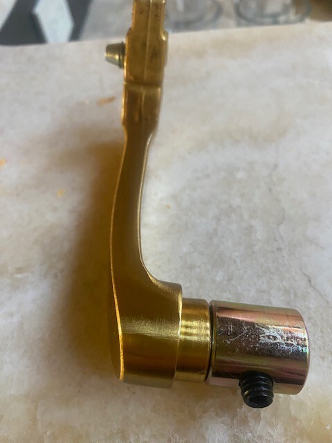 Von Duprin 88 Series Left Hand Lever Arm Satin Brass Finish