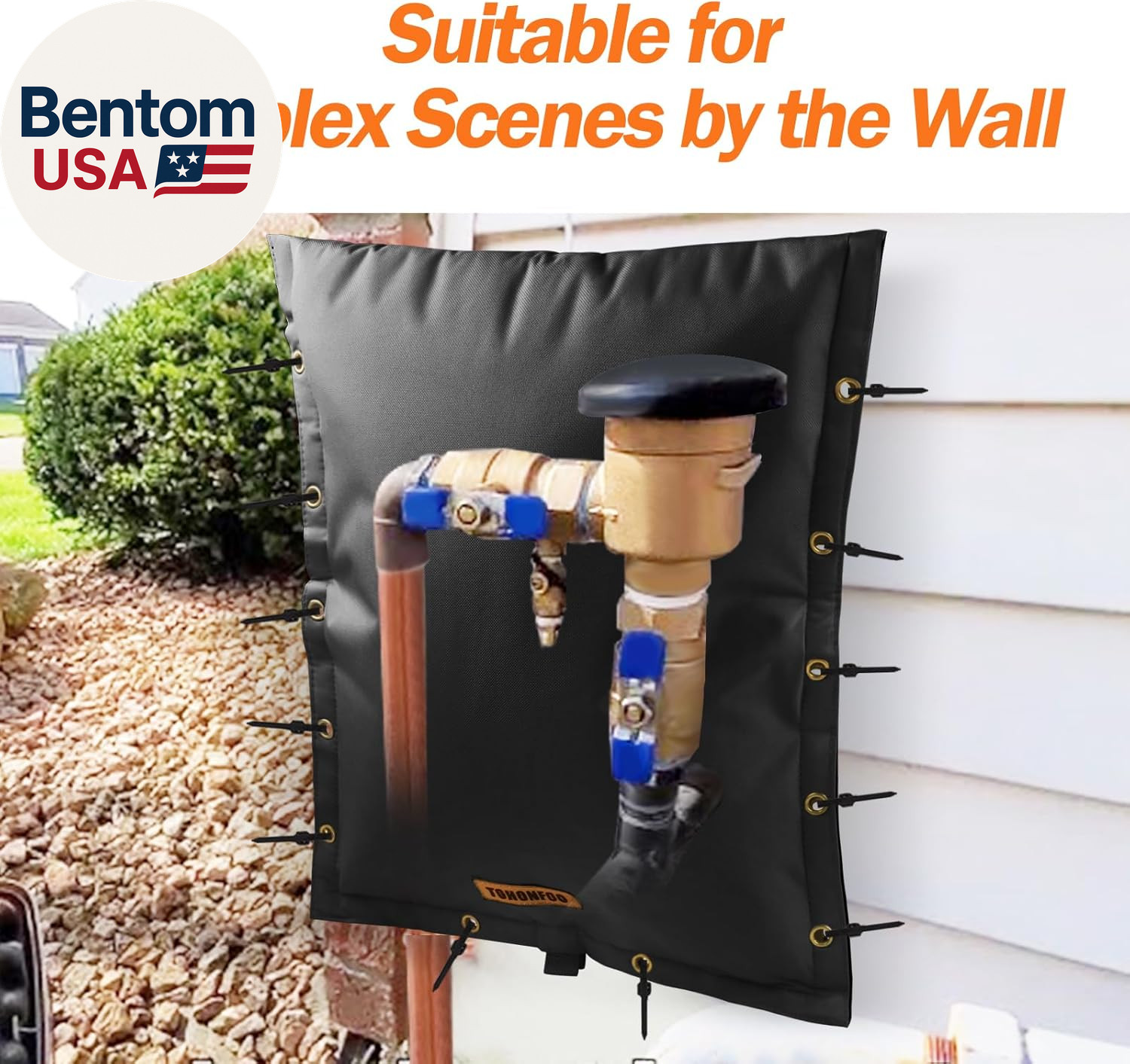 3-Way Opening Backflow Preventer Pipe Insulation Cover (5°F) – Irrigation Sprink