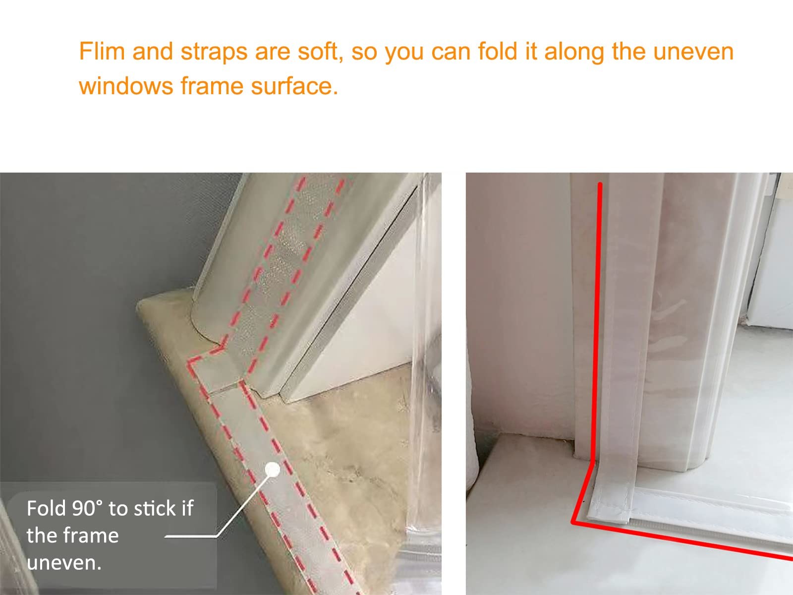 Adjustable Window Insulation Kit 47inX63in(120X160cm) for Winter Keep Cold Ou…