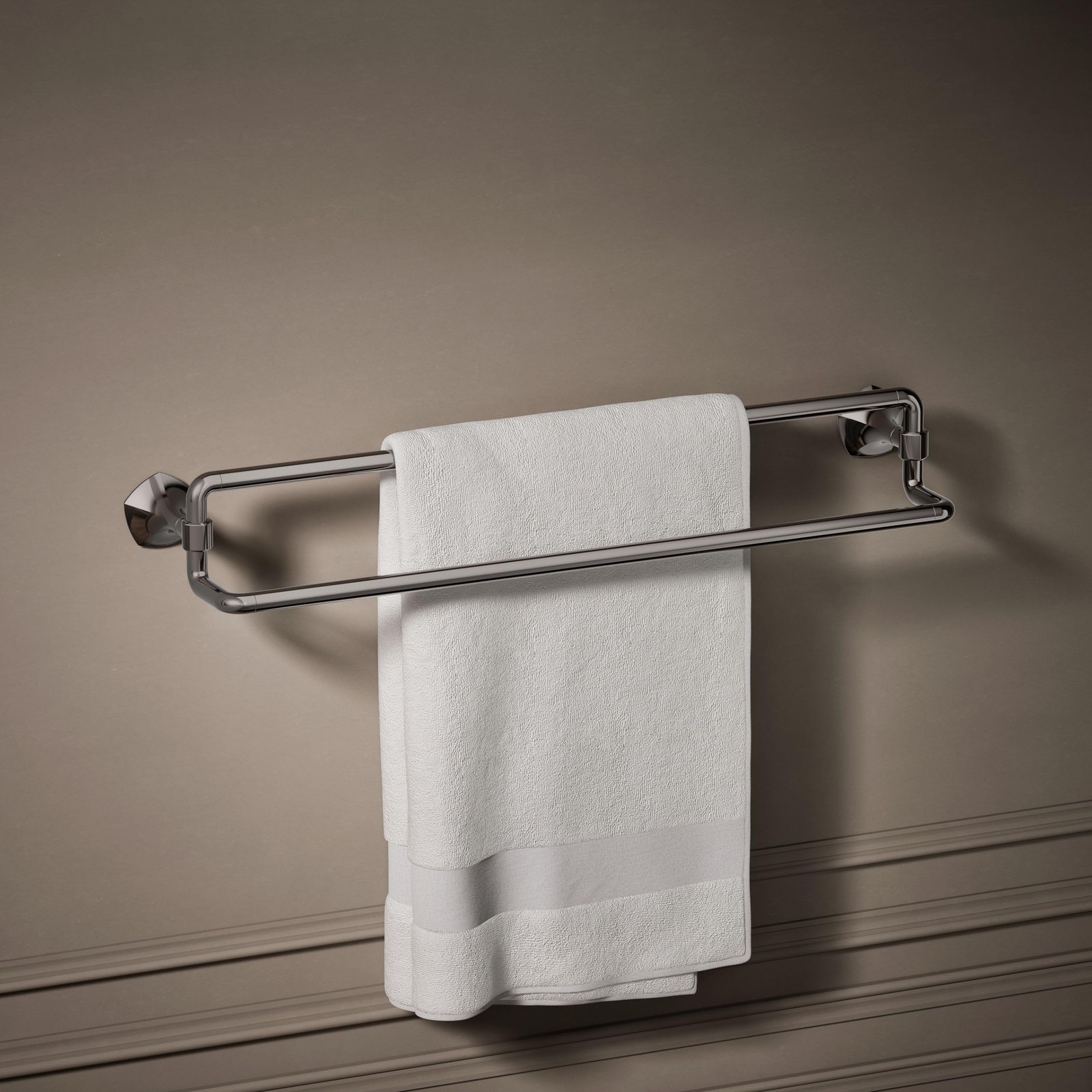 Kohler 27062-TT Occasion® 24″ Double Towel bar, Vibrant Titanium
