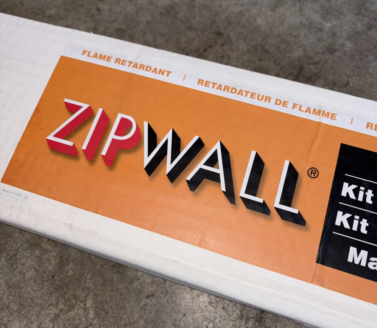 Zipwall MDK Magnetic Dust Barrier Door Kit, 7 Ft 2” Height, White, Nylon
