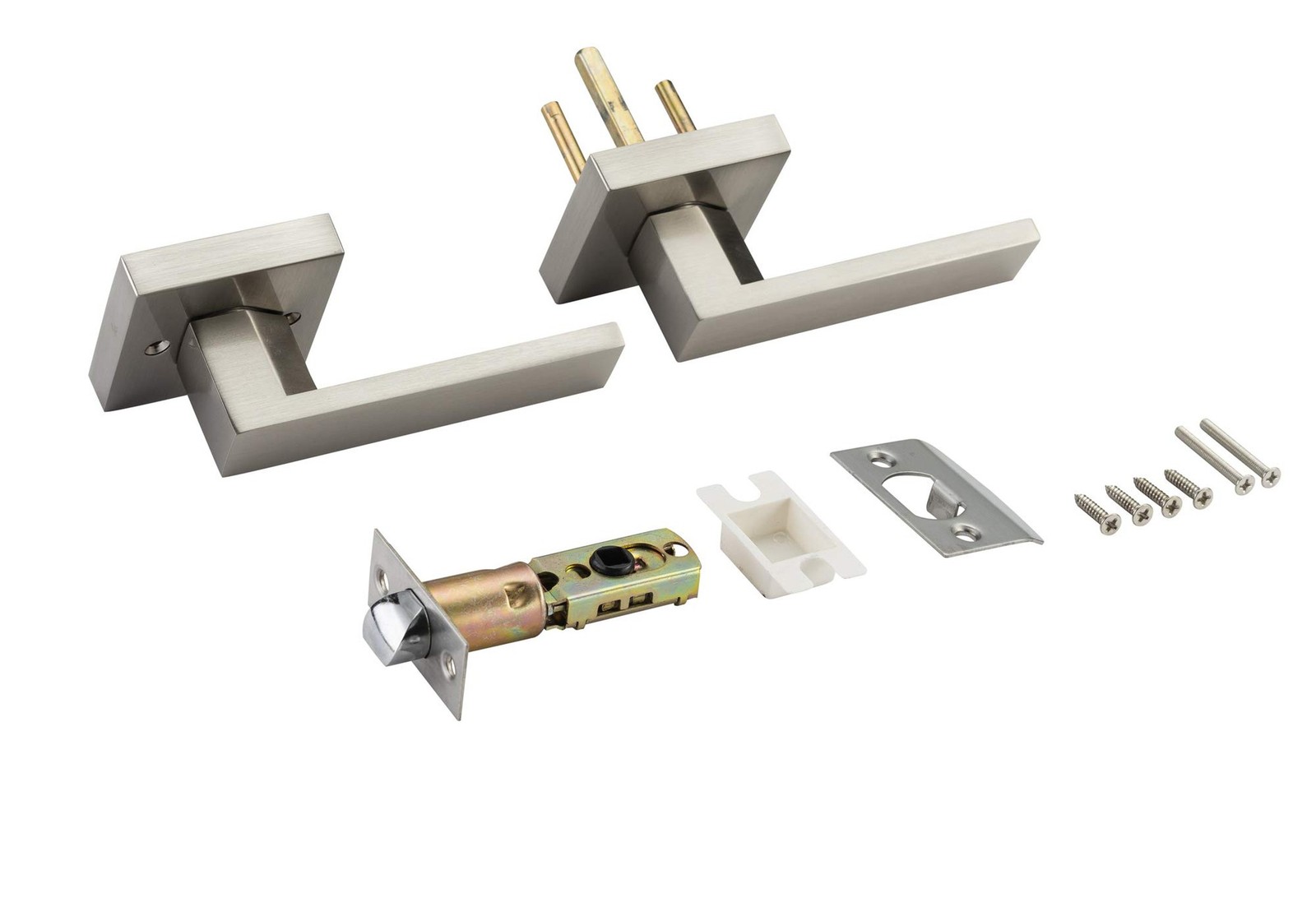 Berlin Modisch Contemporary Square Passage Lever Door Handle Non-Locking Leve…