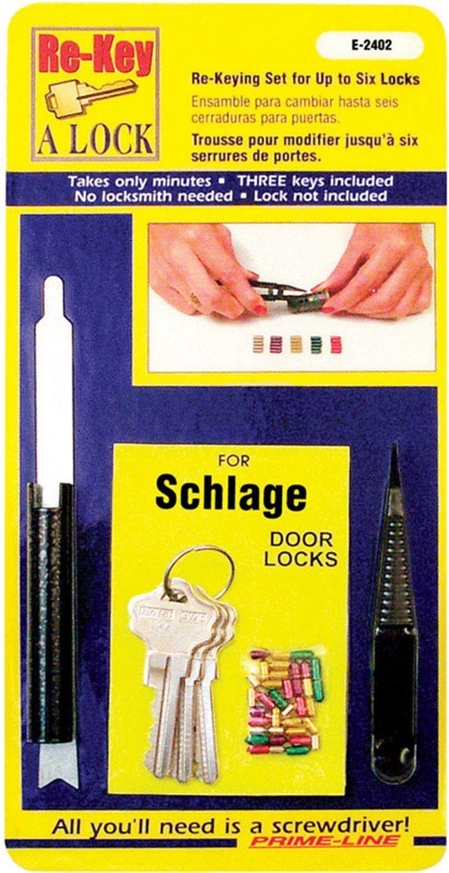 Prime-Line No. 5 Metal Re-Keying Kit 1 pk (Pack of 2)