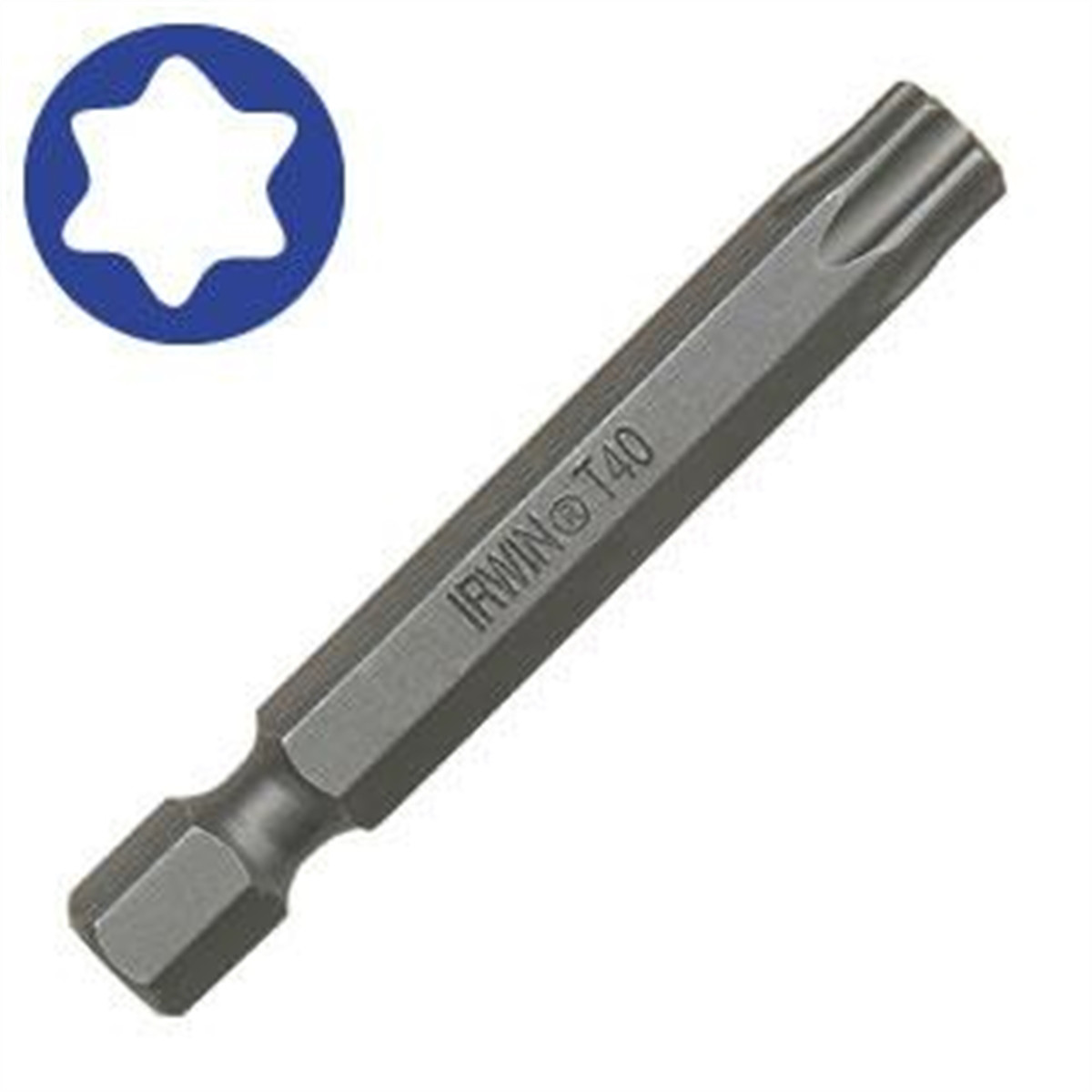 IWAF22TX30B5 Irwin Industrial Power Bit, T30 Torx, 1/4 in. Hex Shank with Groov