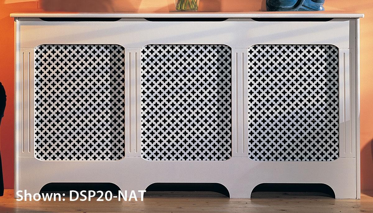 Outwater 6′ x 2′ Unfinished Decorative MDF Cabinet Panel Insert 42% Open