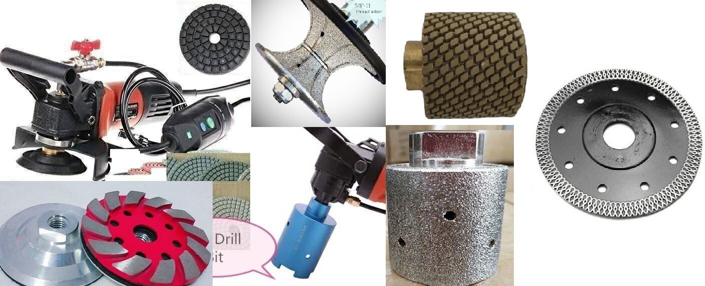 Wet Polisher 2″ Full Bullnose core bit granite marble polish drum buffer blade