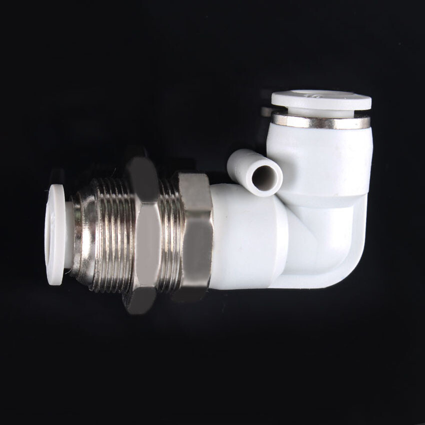 Swivel Elbow Push Fit Bspt Parallel Threads Metric Push in Fitting 4/6/8/10/12mm