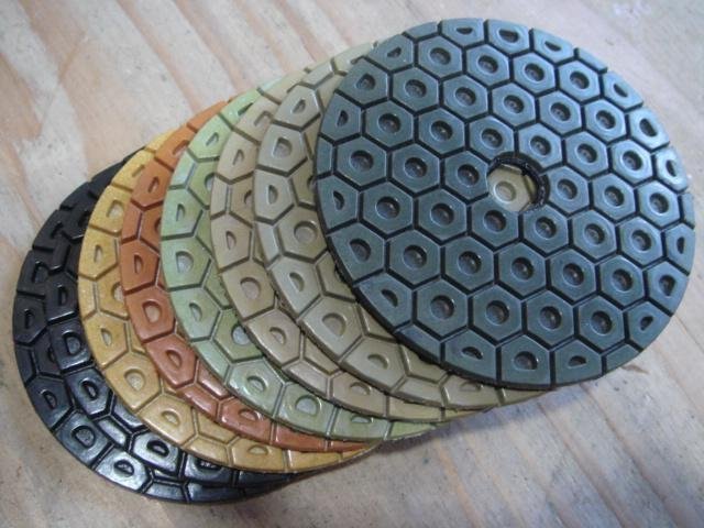 5″ Higher Diamond More long lasting polishing 70 pad granite stone concrete tile