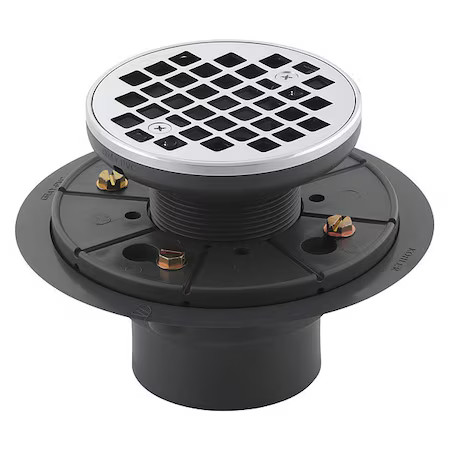 Kohler K-9135-Cp 1-1/2 Dia, Brass, Pvc, Chrome, Tile-In, Shower Drain