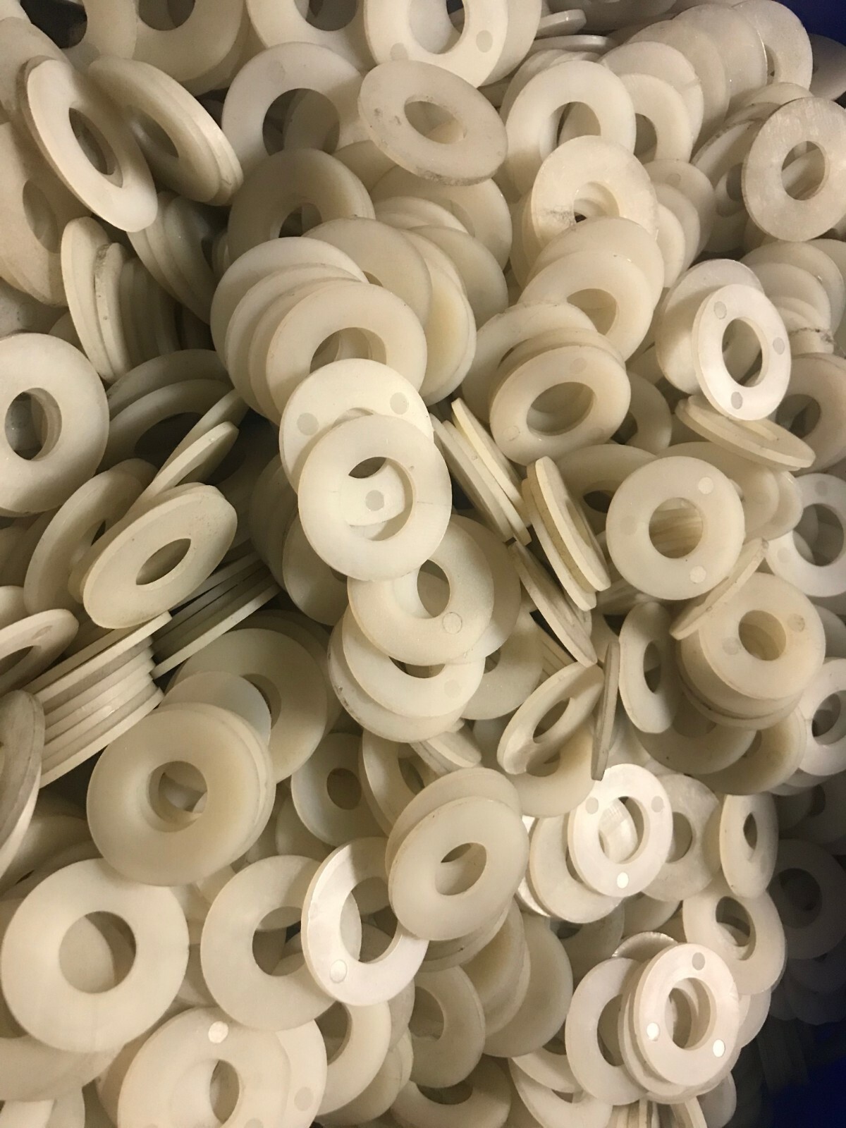 3/8″ ID X 1″ OD X 1/16″ FLAT WASHER PLASTIC NYLON 1 IN SPACER Actual ID is 0.40″
