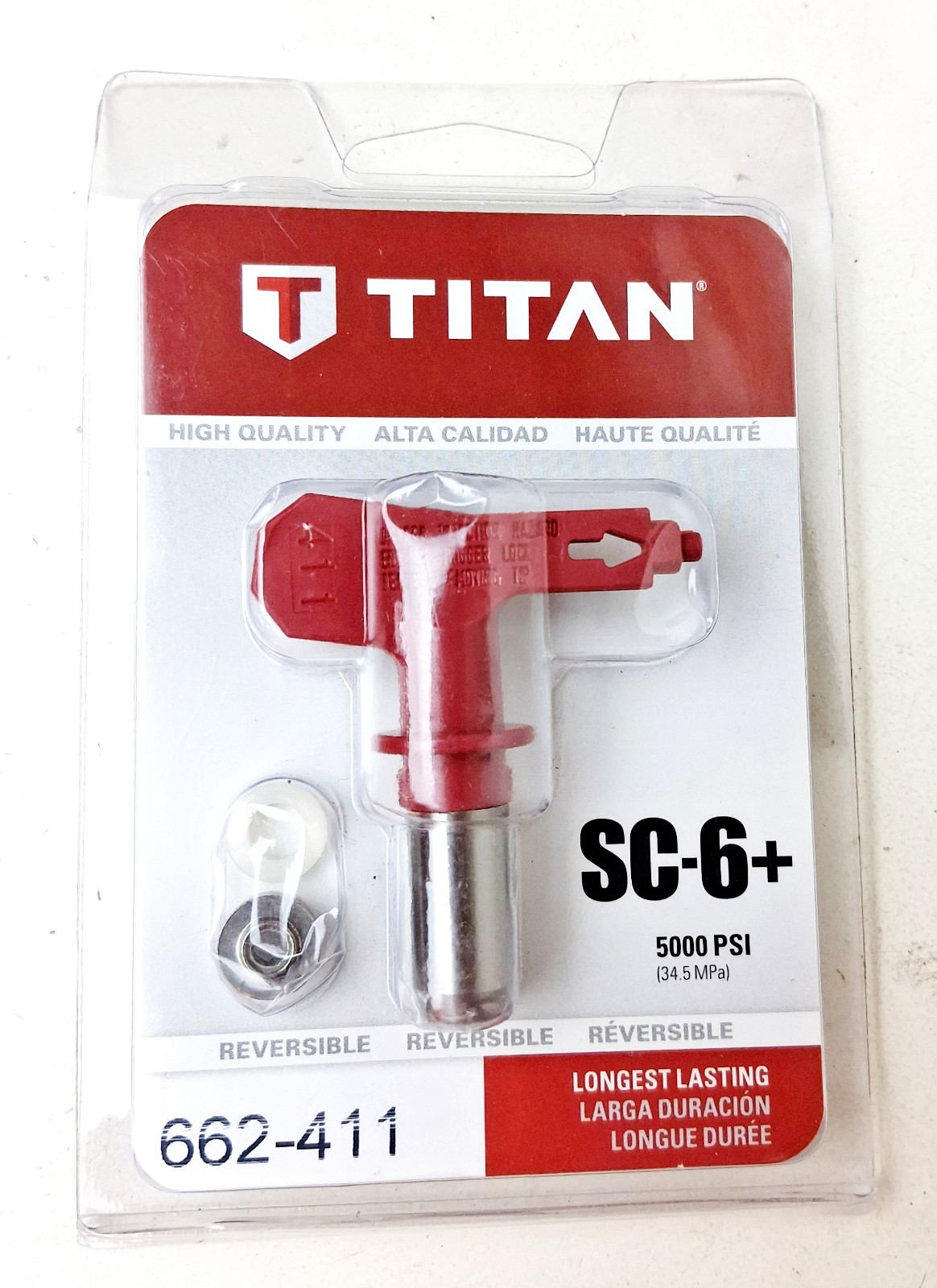 Titan SC6+ Spray Tip 662-411A New in Package