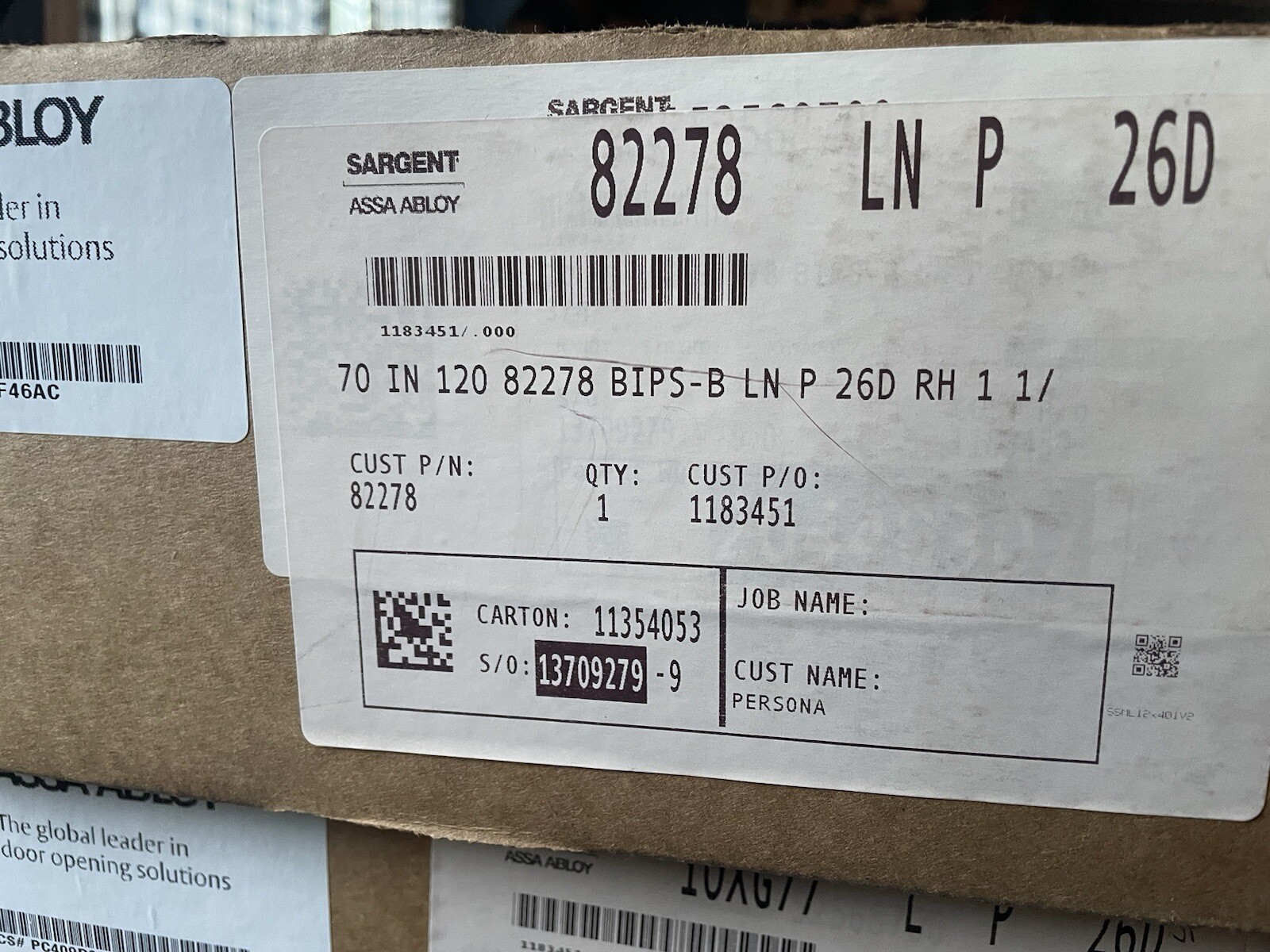 Sargent Assa Abloy Single Point Lock or Latch 8200