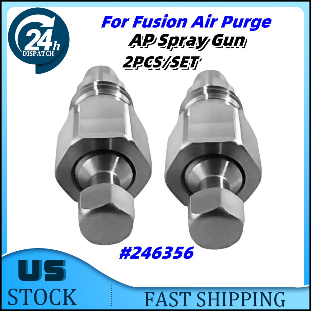 Spray Foam Gun fluid Valve Kit 246356 For Fusion Air Purge AP Spray Gun 2pcs