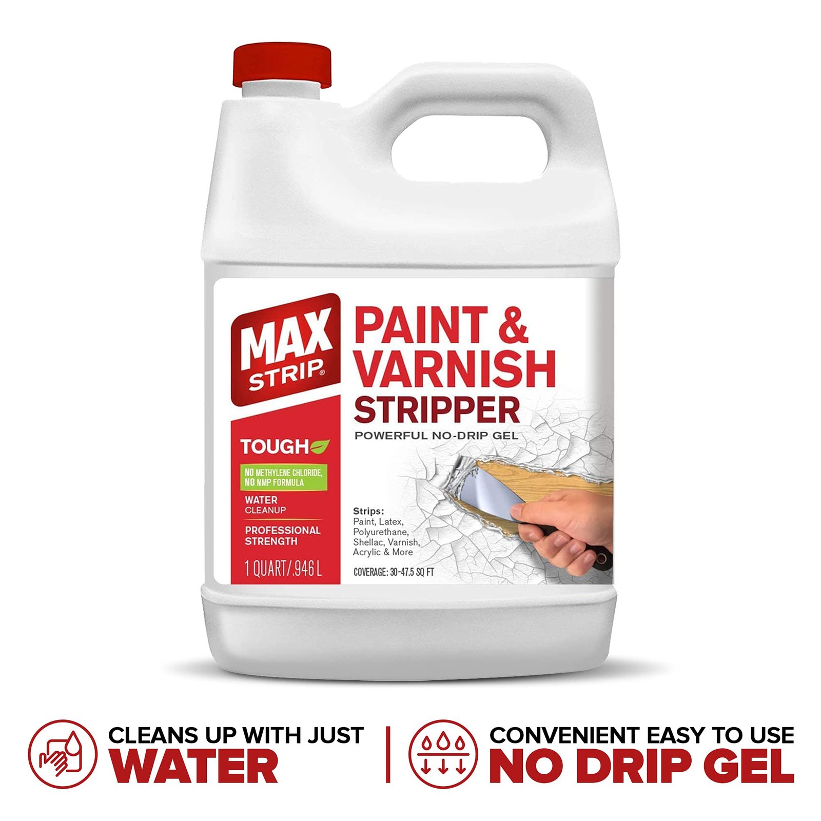 Max Strip Paint & Varnish Stripper 32oz – 32 Fl Oz (Pack of 1)