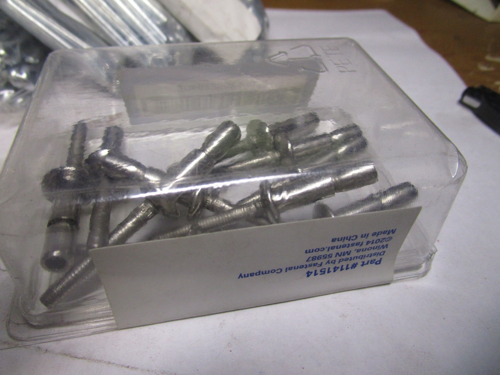 Structural Blind Rivet Dia. 0.257″ (1/4″) – 0.080″ – 0.375″ – BH – SS/SS QTY 10