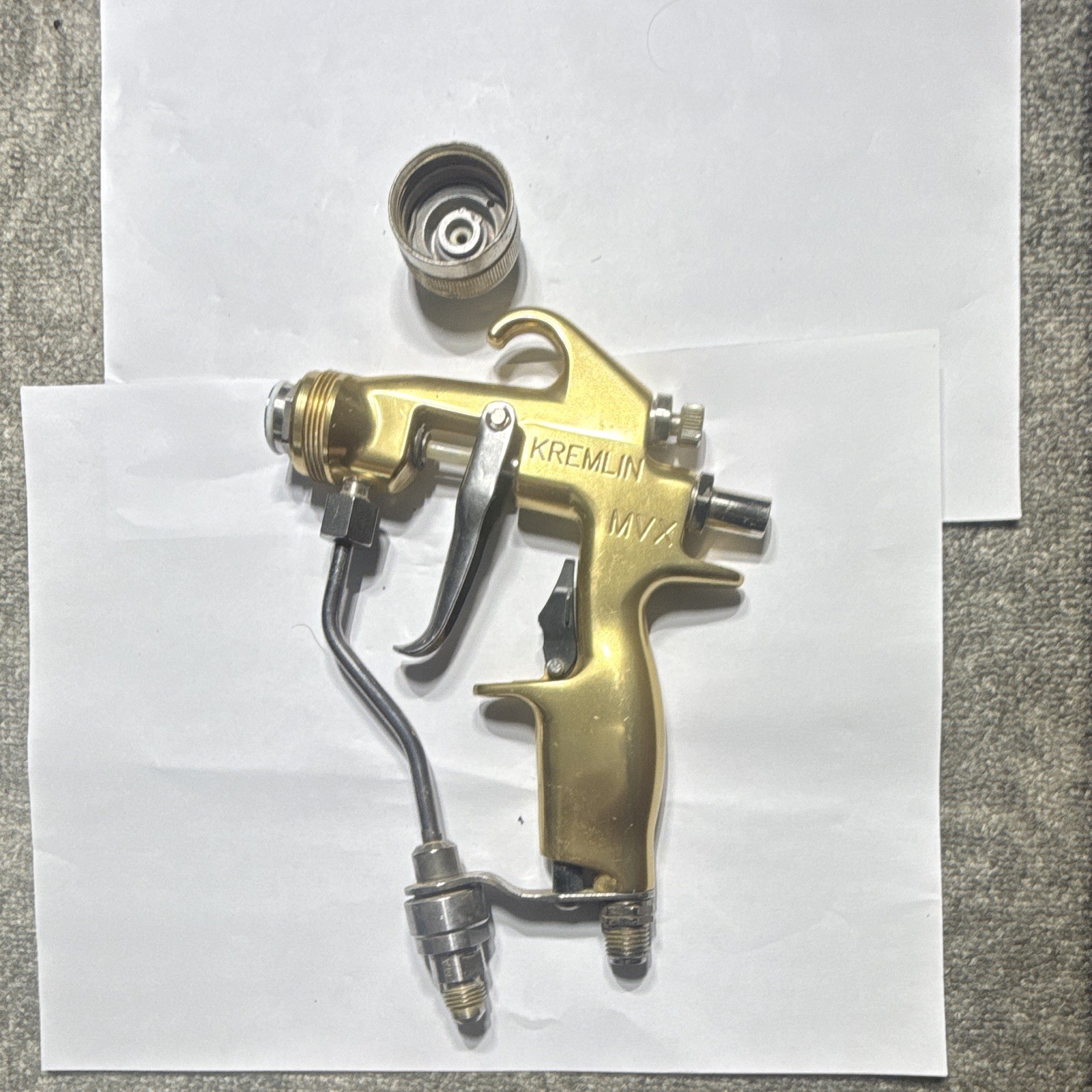 Kremlin MVX Paint Spray Gun Gold Industrial Coating Spray Gun Parts/Repair