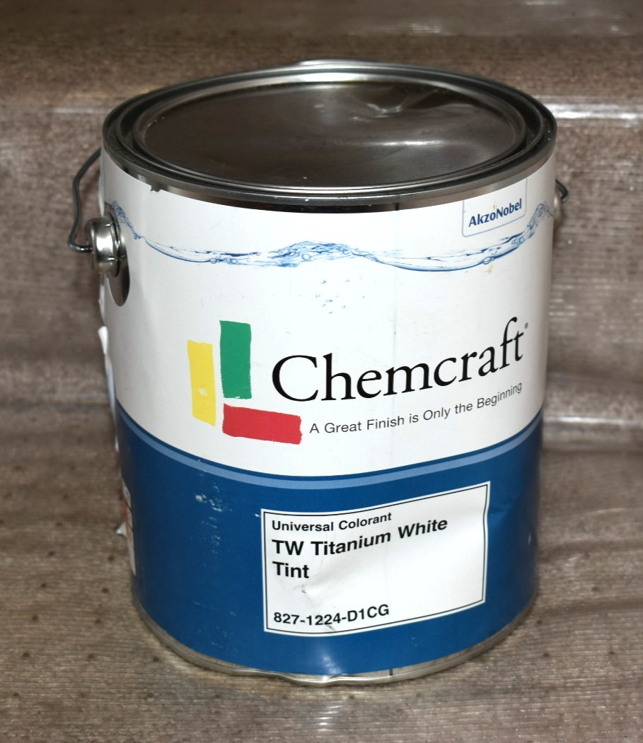 AkzoNobel Chemcraft Universal Colorant TW Titanium White Tint 8271224D1CG 1 Gal.