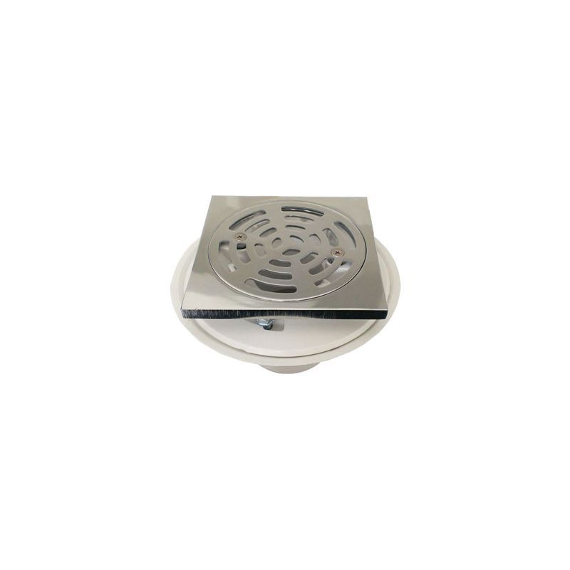 Proflo PF821PCPQ 2″ PVC Adjustable Shower Drain with Square Brass Strainer