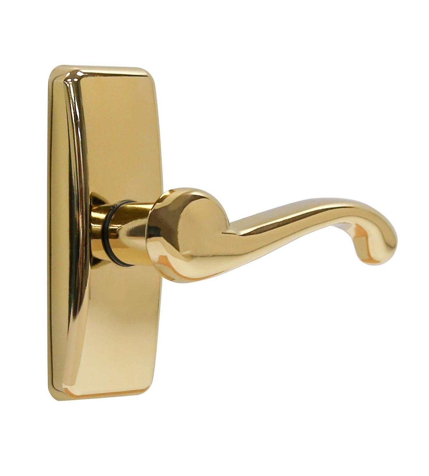 Larson Certified Storm Door Brass Georgian Lever, Storm Door Handle Replaceme…