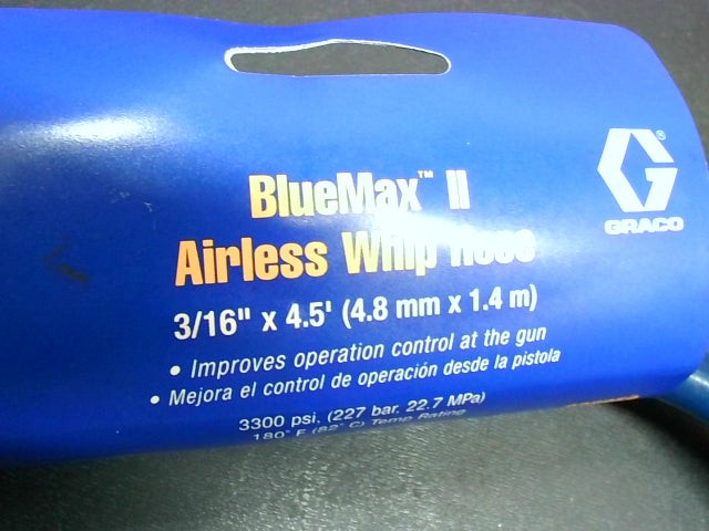 Graco 238959 4.5′ Paint Spray Whip Hose 3/16″ x 4 1/2′ – New In Box