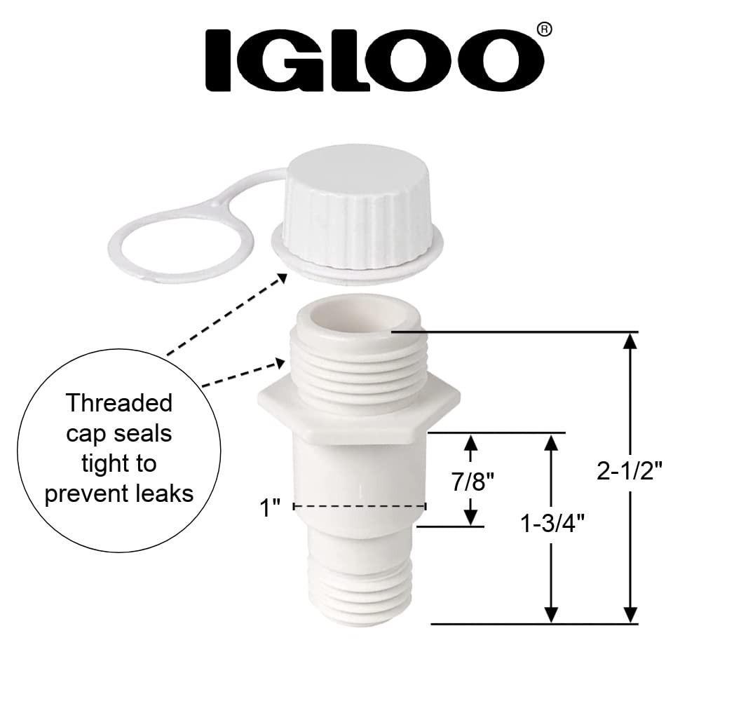 Igloo Replacement Threaded Drain Plug One Size,